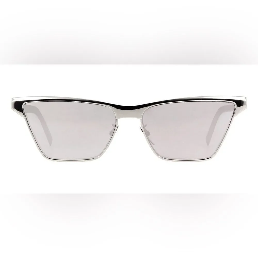 Givenchy NWT Unisex Metal Engraved Logo Rectangle Sunglasses